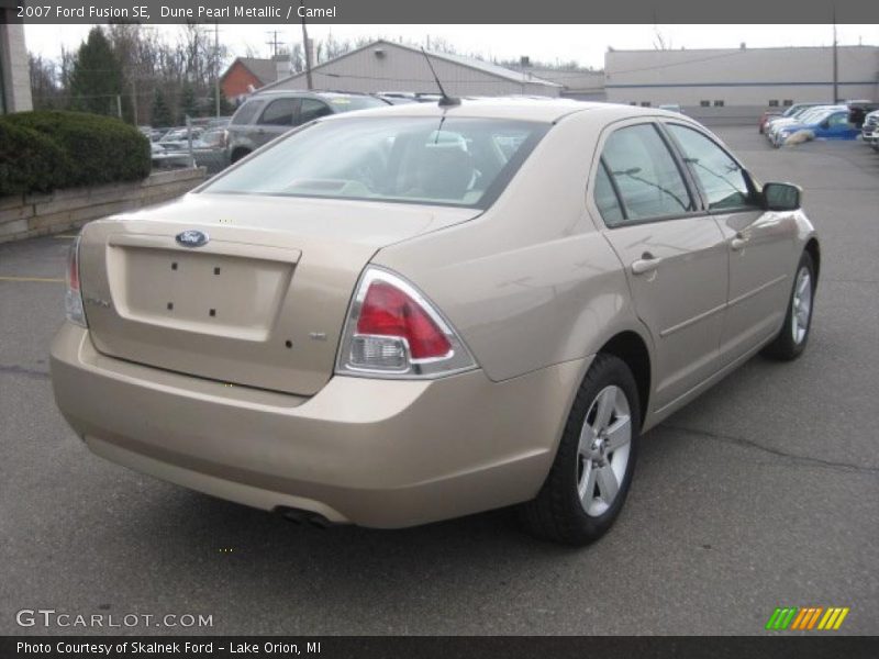 Dune Pearl Metallic / Camel 2007 Ford Fusion SE