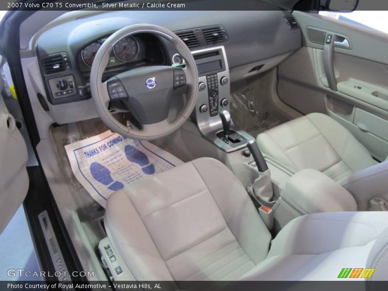 Silver Metallic / Calcite Cream 2007 Volvo C70 T5 Convertible