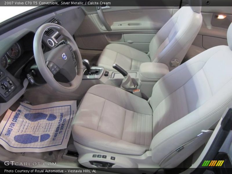 Silver Metallic / Calcite Cream 2007 Volvo C70 T5 Convertible