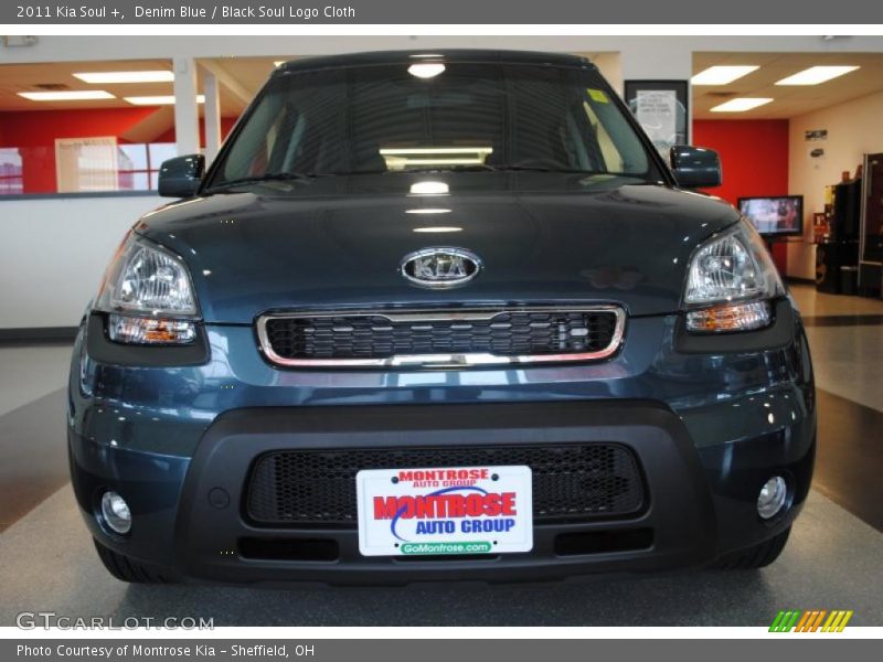 Denim Blue / Black Soul Logo Cloth 2011 Kia Soul +