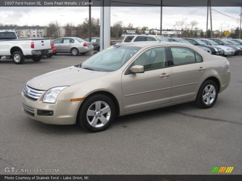 Dune Pearl Metallic / Camel 2007 Ford Fusion SE