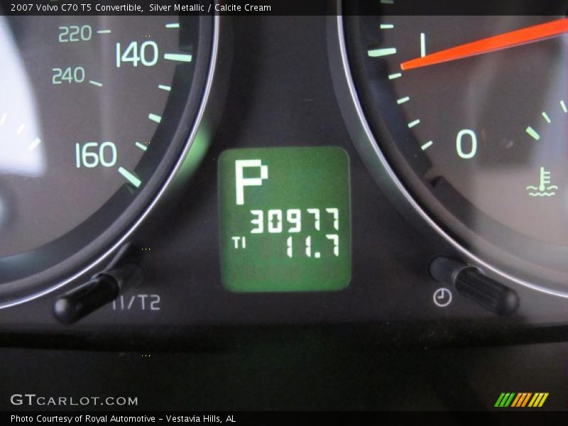 Silver Metallic / Calcite Cream 2007 Volvo C70 T5 Convertible