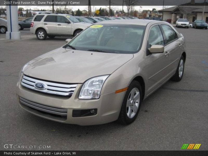 Dune Pearl Metallic / Camel 2007 Ford Fusion SE