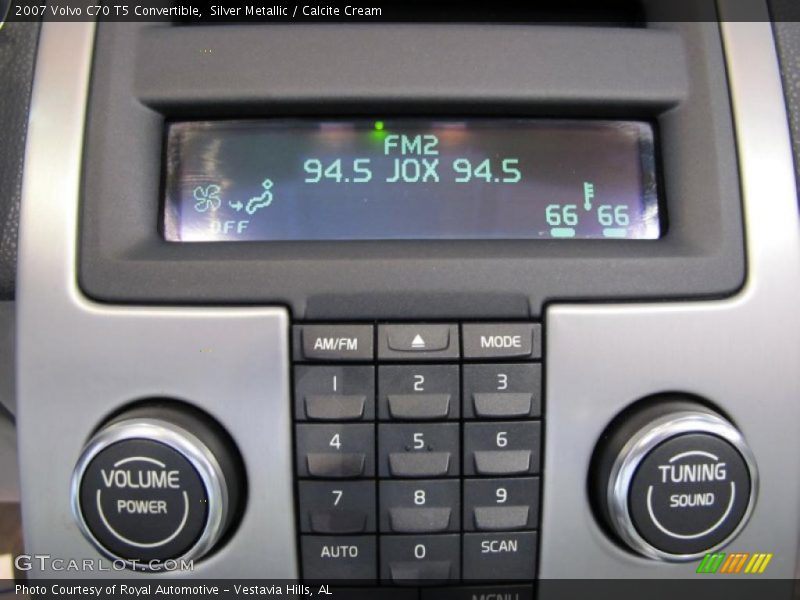 Silver Metallic / Calcite Cream 2007 Volvo C70 T5 Convertible