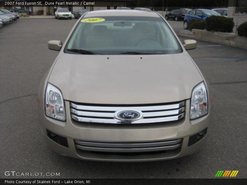 Dune Pearl Metallic / Camel 2007 Ford Fusion SE