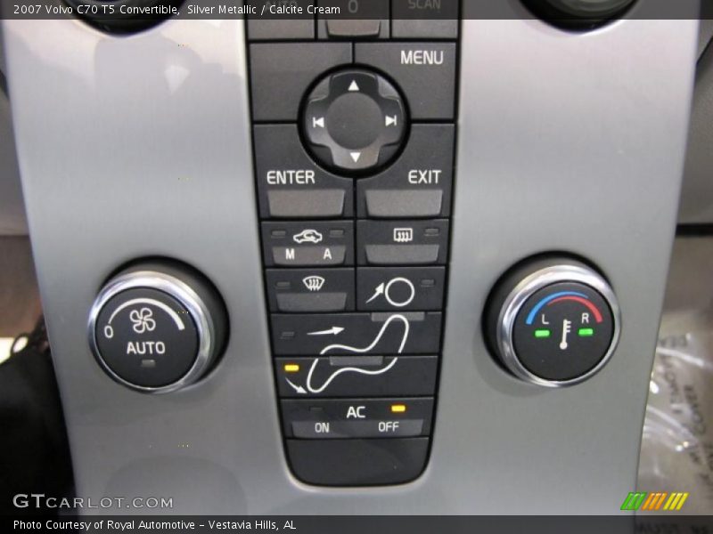 Silver Metallic / Calcite Cream 2007 Volvo C70 T5 Convertible