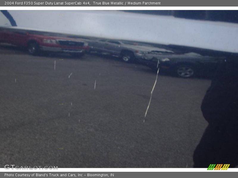 True Blue Metallic / Medium Parchment 2004 Ford F350 Super Duty Lariat SuperCab 4x4