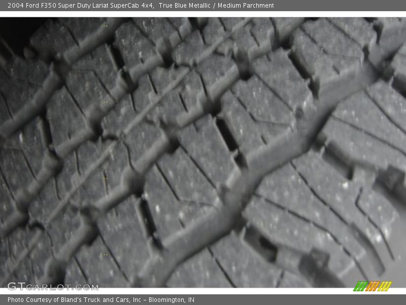 True Blue Metallic / Medium Parchment 2004 Ford F350 Super Duty Lariat SuperCab 4x4