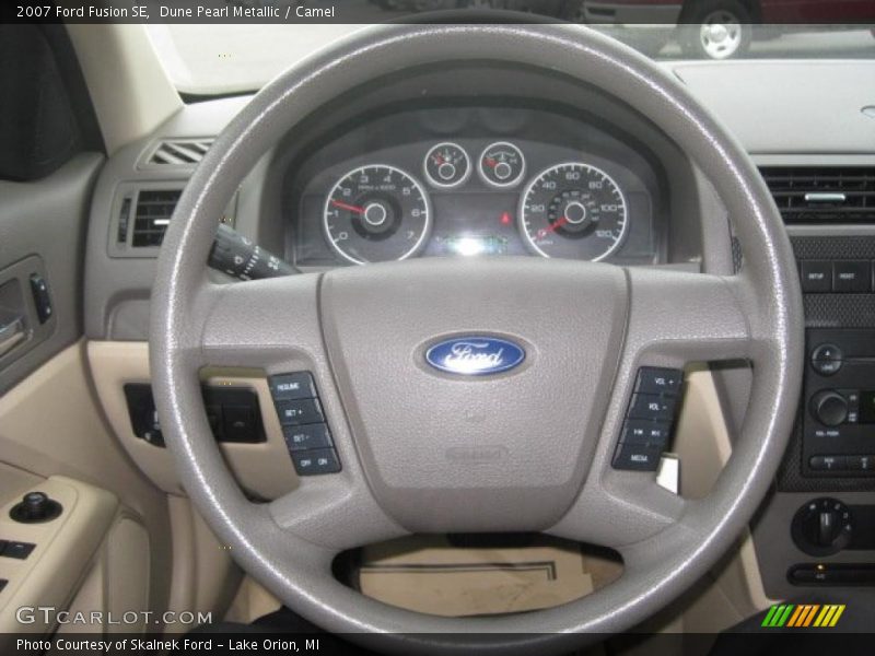 Dune Pearl Metallic / Camel 2007 Ford Fusion SE