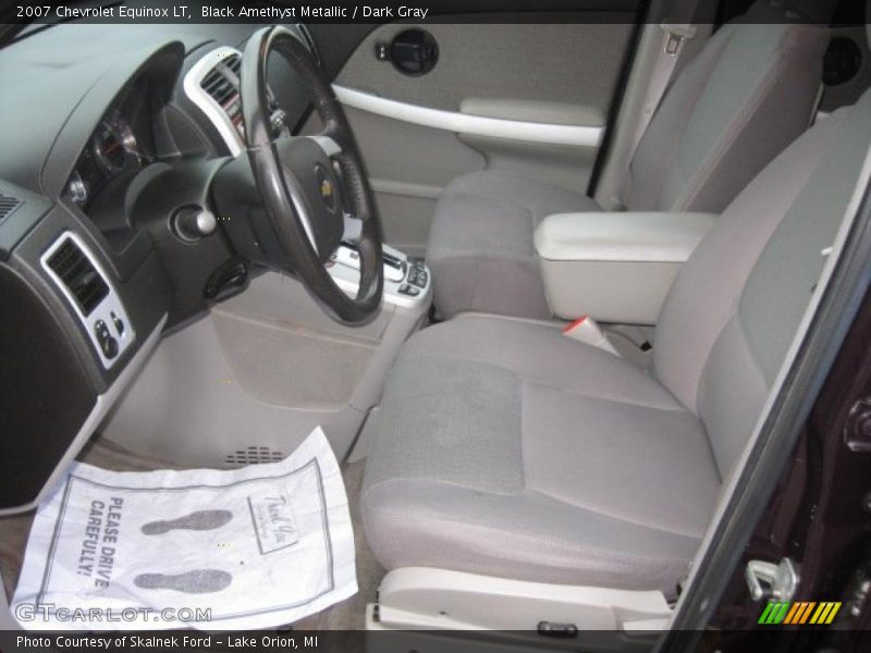 Black Amethyst Metallic / Dark Gray 2007 Chevrolet Equinox LT