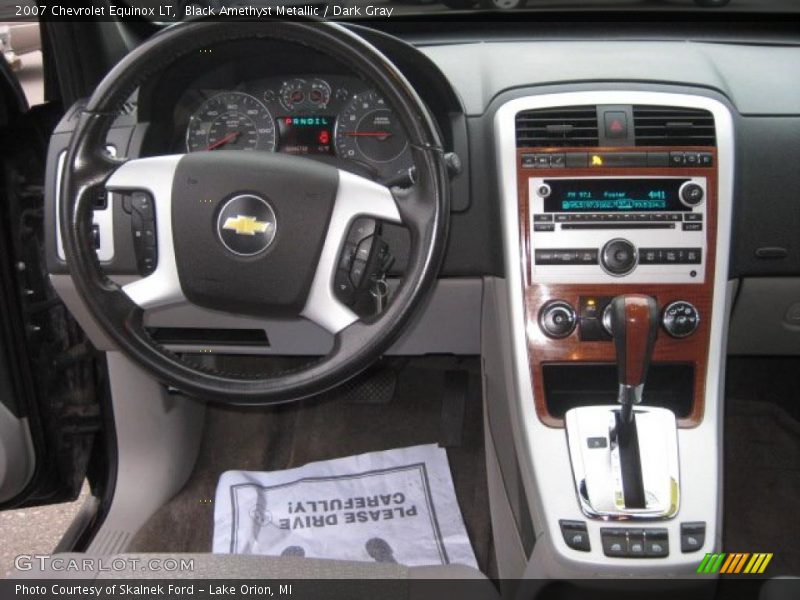 Black Amethyst Metallic / Dark Gray 2007 Chevrolet Equinox LT