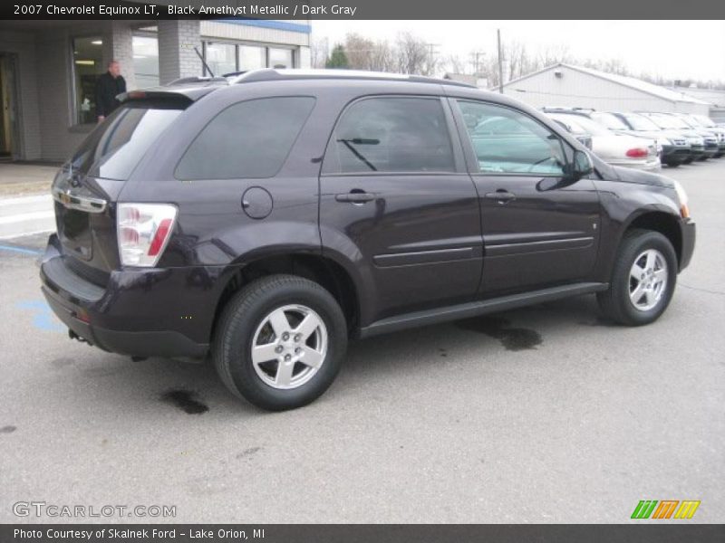 Black Amethyst Metallic / Dark Gray 2007 Chevrolet Equinox LT