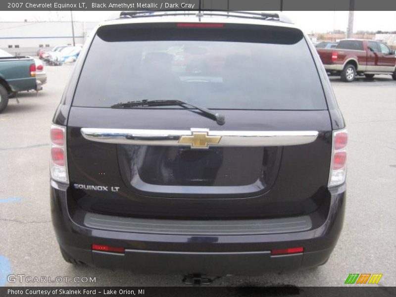 Black Amethyst Metallic / Dark Gray 2007 Chevrolet Equinox LT