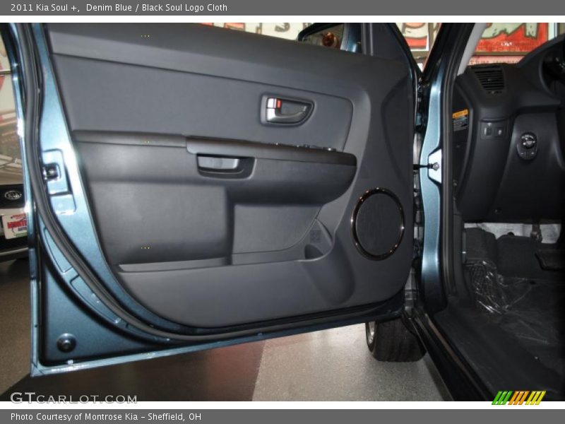 Denim Blue / Black Soul Logo Cloth 2011 Kia Soul +