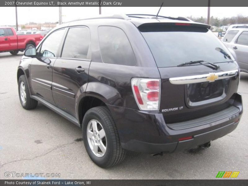 Black Amethyst Metallic / Dark Gray 2007 Chevrolet Equinox LT