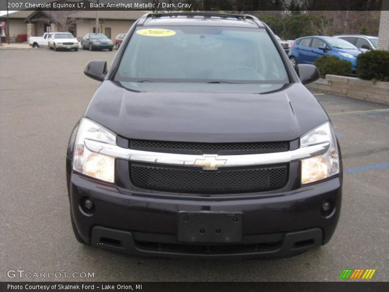 Black Amethyst Metallic / Dark Gray 2007 Chevrolet Equinox LT