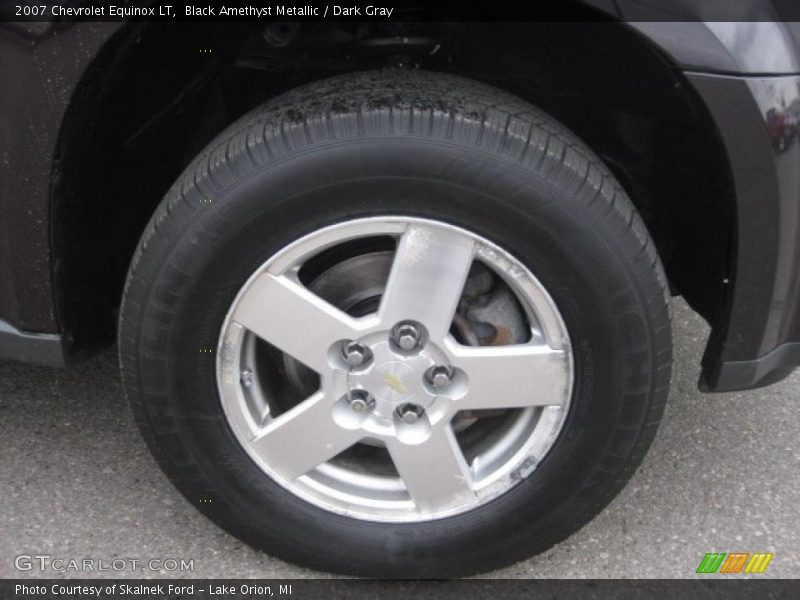 Black Amethyst Metallic / Dark Gray 2007 Chevrolet Equinox LT