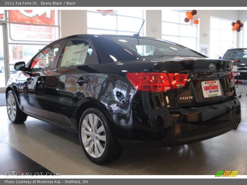Ebony Black / Black 2011 Kia Forte SX