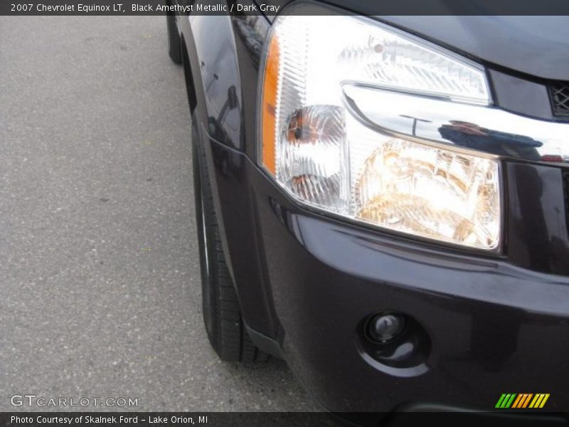 Black Amethyst Metallic / Dark Gray 2007 Chevrolet Equinox LT