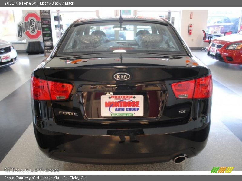 Ebony Black / Black 2011 Kia Forte SX