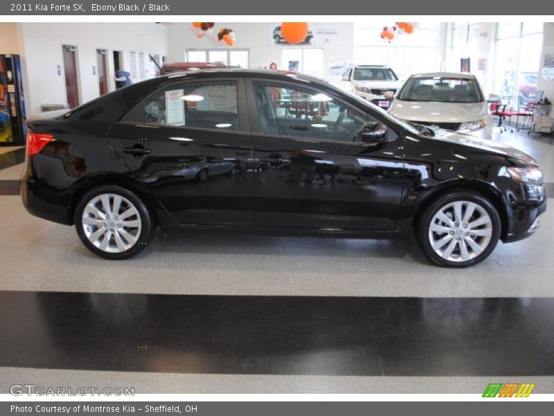 Ebony Black / Black 2011 Kia Forte SX