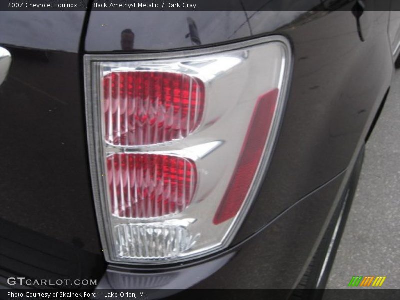 Black Amethyst Metallic / Dark Gray 2007 Chevrolet Equinox LT