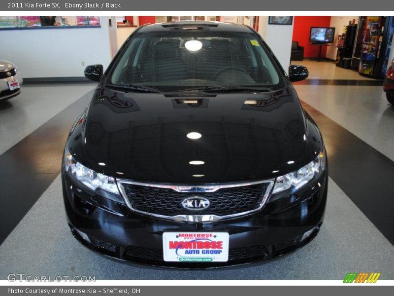 Ebony Black / Black 2011 Kia Forte SX