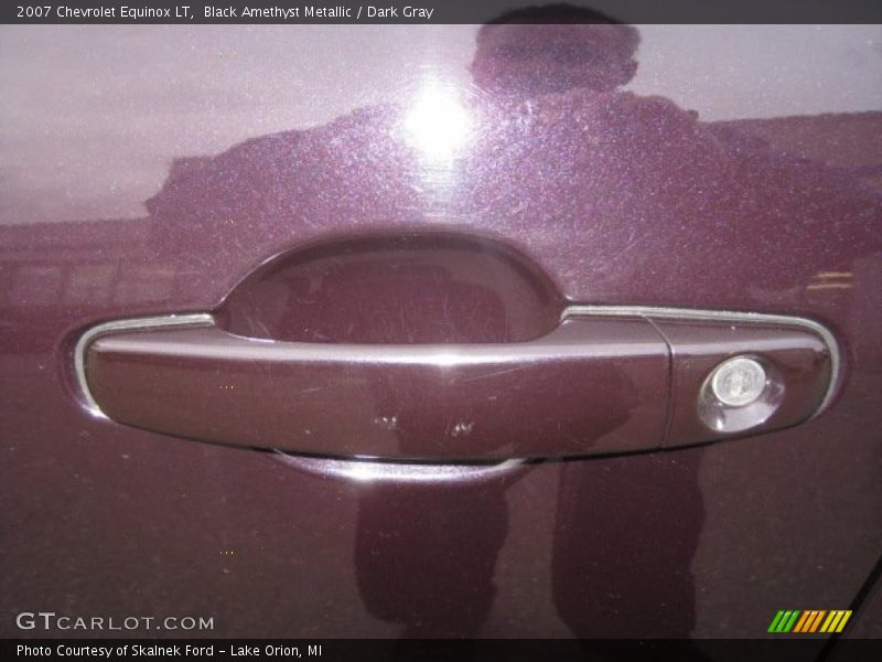 Black Amethyst Metallic / Dark Gray 2007 Chevrolet Equinox LT