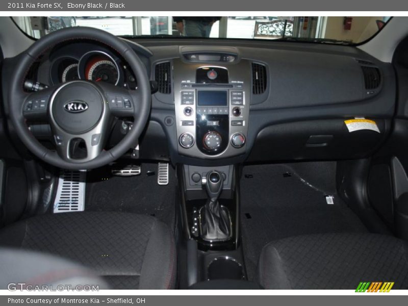 Black Interior - 2011 Forte SX 