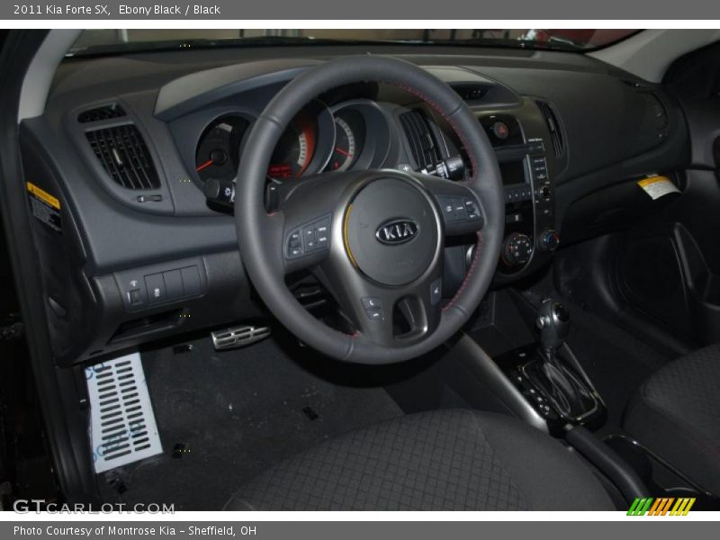 Ebony Black / Black 2011 Kia Forte SX