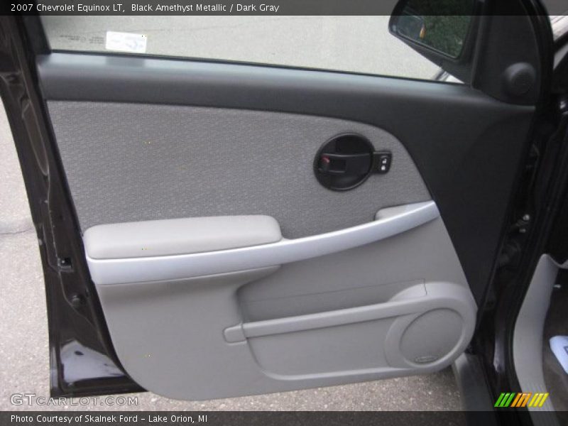 Black Amethyst Metallic / Dark Gray 2007 Chevrolet Equinox LT