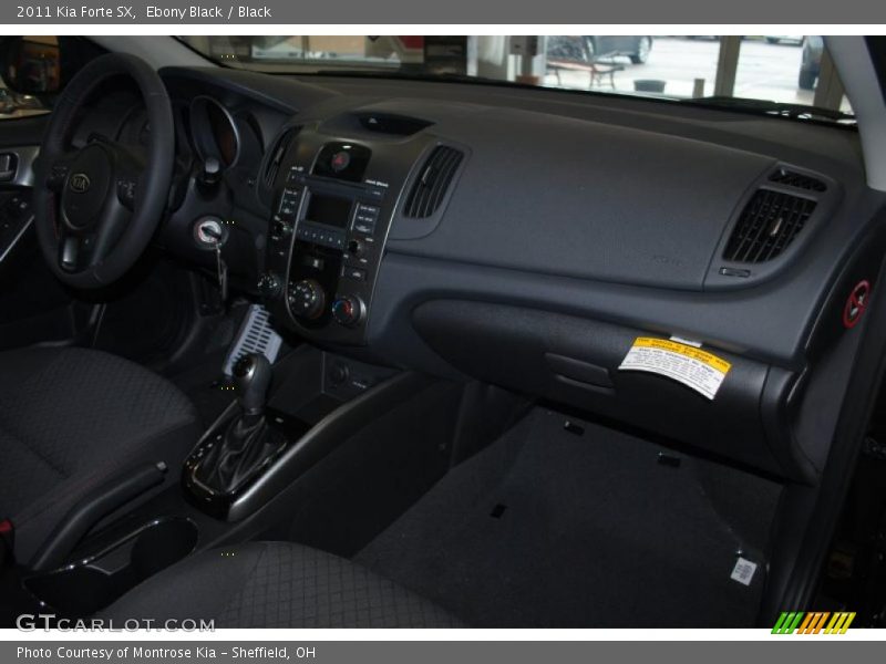 Ebony Black / Black 2011 Kia Forte SX
