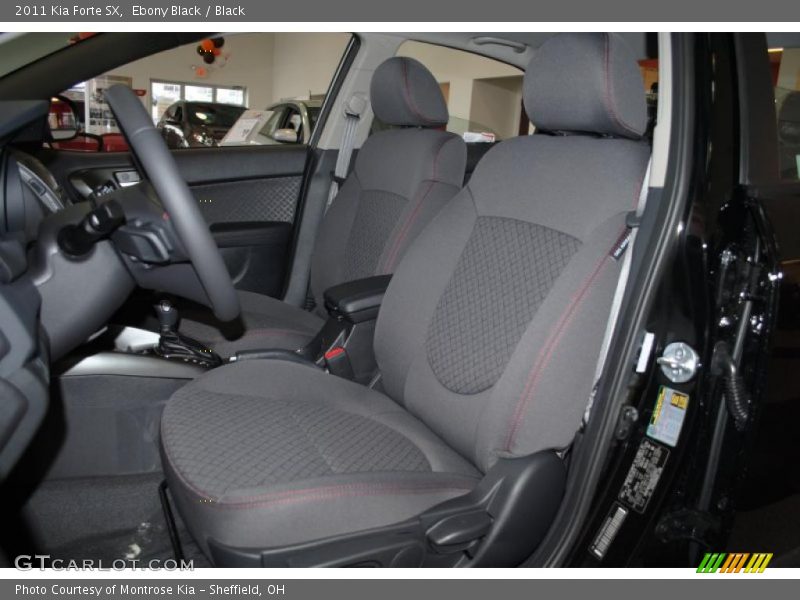 Ebony Black / Black 2011 Kia Forte SX