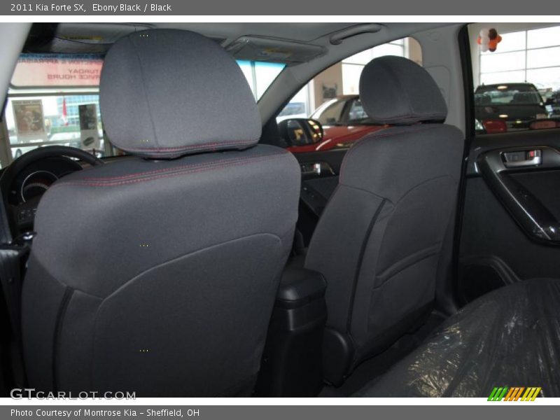 Ebony Black / Black 2011 Kia Forte SX