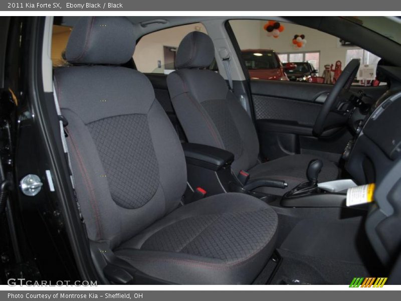 Ebony Black / Black 2011 Kia Forte SX