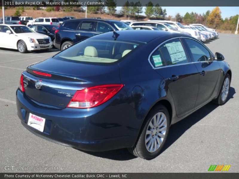 Majestic Blue Metallic / Cashmere 2011 Buick Regal CXL