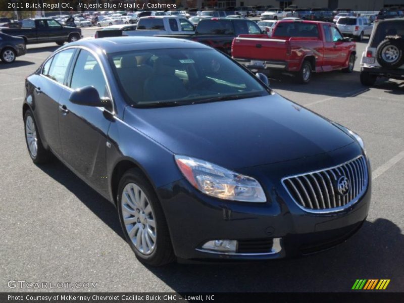 Majestic Blue Metallic / Cashmere 2011 Buick Regal CXL
