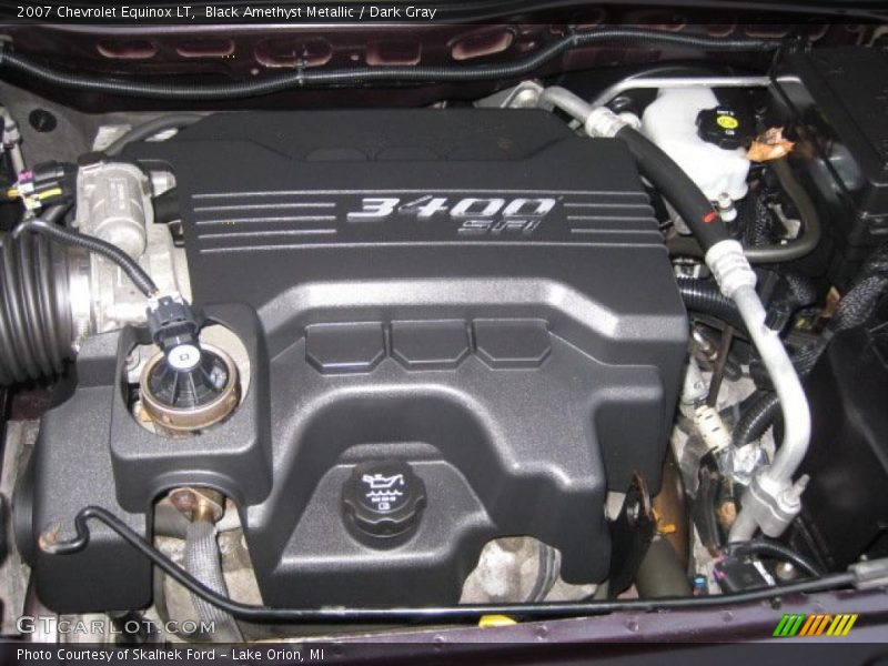 Black Amethyst Metallic / Dark Gray 2007 Chevrolet Equinox LT