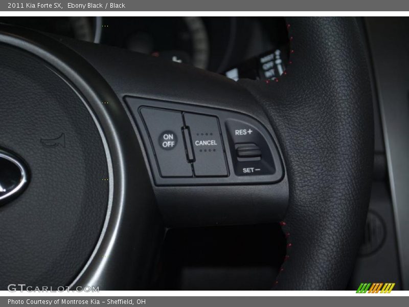 Ebony Black / Black 2011 Kia Forte SX