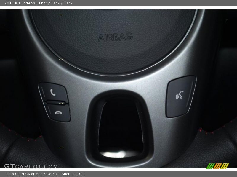 Ebony Black / Black 2011 Kia Forte SX