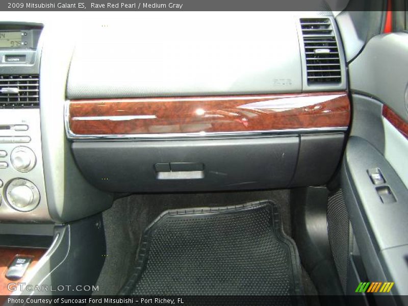 Rave Red Pearl / Medium Gray 2009 Mitsubishi Galant ES