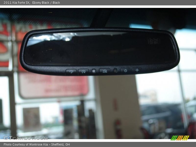 Ebony Black / Black 2011 Kia Forte SX