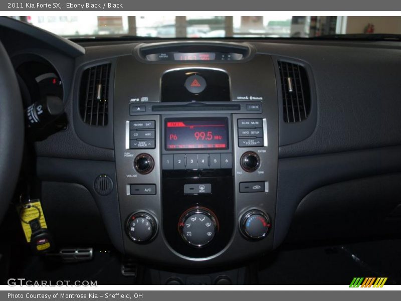 Ebony Black / Black 2011 Kia Forte SX