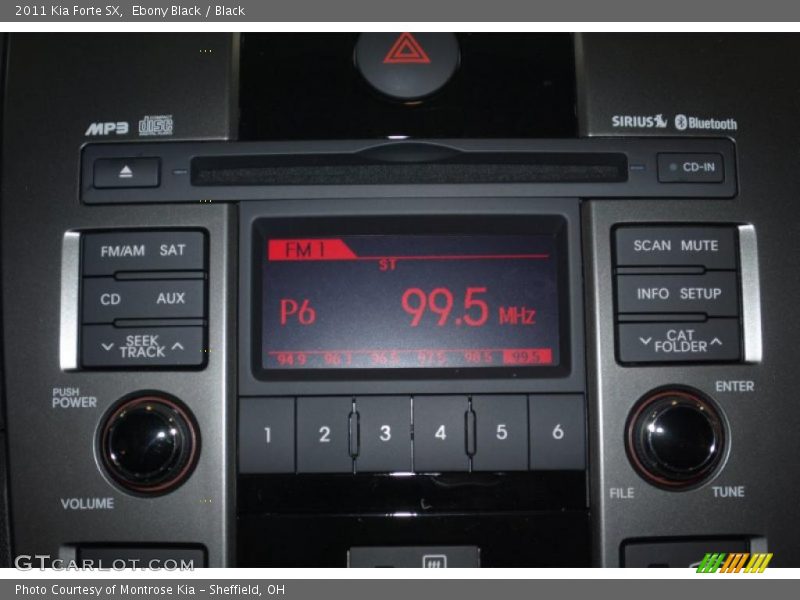 Ebony Black / Black 2011 Kia Forte SX