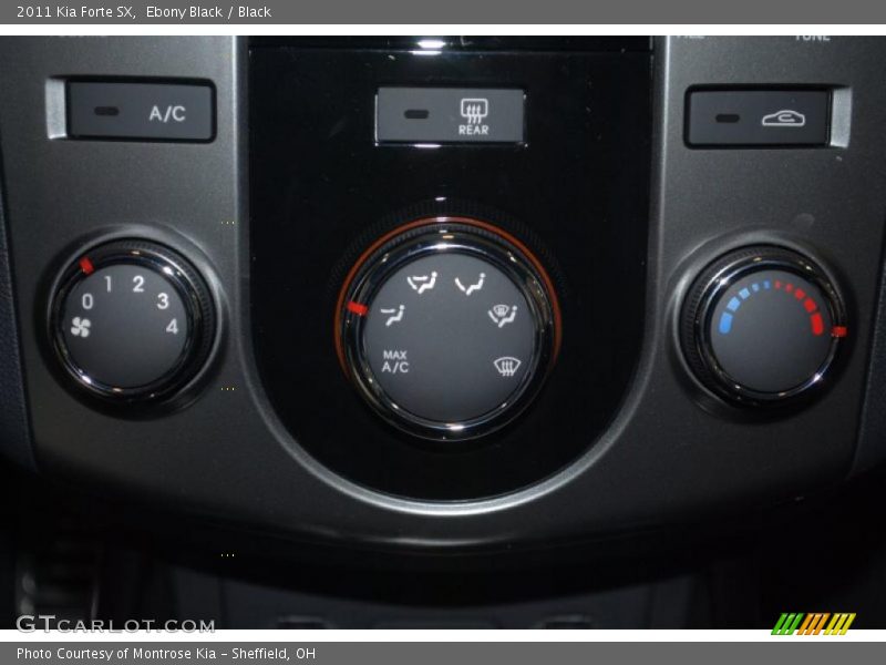 Ebony Black / Black 2011 Kia Forte SX