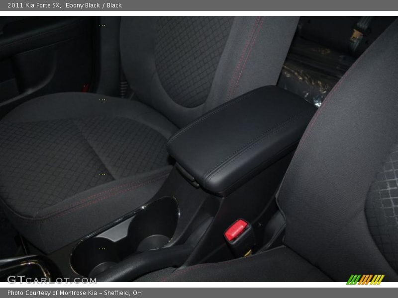 Ebony Black / Black 2011 Kia Forte SX