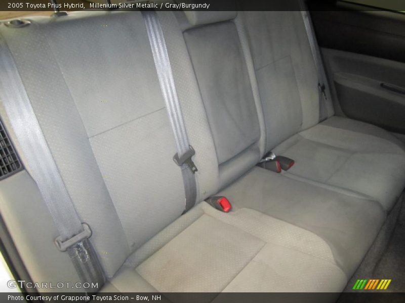Millenium Silver Metallic / Gray/Burgundy 2005 Toyota Prius Hybrid