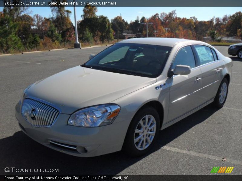 Sand Beige Metallic / Cocoa/Cashmere 2011 Buick Lucerne CX