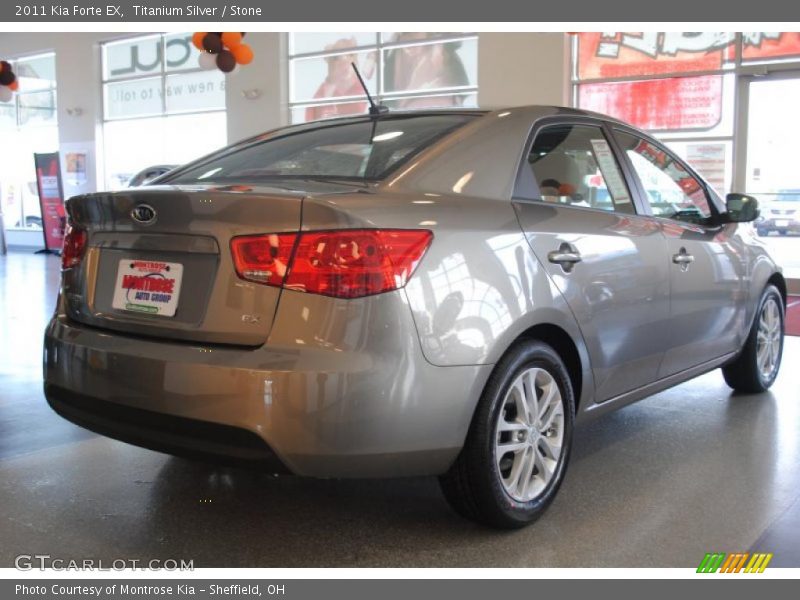 Titanium Silver / Stone 2011 Kia Forte EX