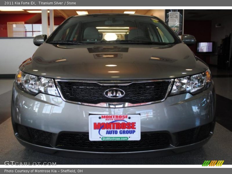 Titanium Silver / Stone 2011 Kia Forte EX